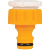 Threaded Tap Connector in Yellow