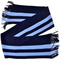 BB Sports Men's Bar Knitted Winter Scarf in Mid Navy