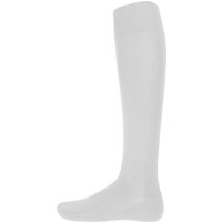 Kariban Men's Ribbed Knee High Socks in White | Size: 10-12