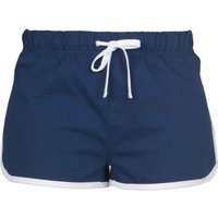 Skinni Fit Skinni Minni Retro Shorts in Navy | Size: 11-12 Years