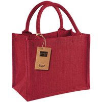 Westford Mill Jute Mini Gift Bag in Red