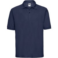 Russell Men's Polycotton Pique Polo Shirt in Navy | Size: 4XL