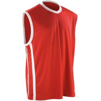 Spiro Men's Basketball Top in Red | Size: Large