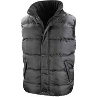 Result Core Men's Nova Padded Gilet in Black | Size: 3XL