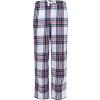 SF Minni Tartan Lounge Pants in White | Size: 9-10 Years