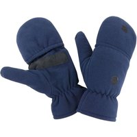 Result Men's Fingerless Gloves in Navy | Size: Large/XL