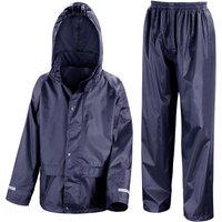 Result Core Waterproof Rain Suit Set in Navy | Size: 7-8 Years
