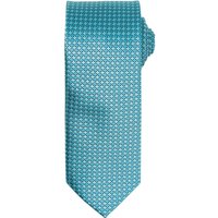 Premier Puppytooth Tie in Turquoise