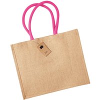 Westford Mill Men's Classic Jute Shopper Bag in Fuchsia