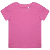 Larkwood Plain Black T-Shirt in Bright Pink | Size: 18-24 m