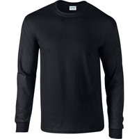 Premier Men's Ginmill Checked Long-Sleeved Shirt in Black | Size: 2XL