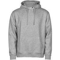 TEE JAYS Men's Power Heather Hoodie in Grey | Size: XL