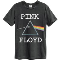 Amplified Men's Dark Side Pink Floyd T-Shirt in Charcoal | Size: Medium