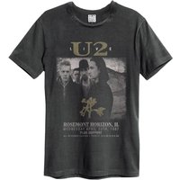 Amplified Men's Live U2 T-Shirt in Charcoal | Size: 2XL