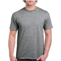 Gildan Men's Plain Grey T-Shirt | Size: 4XL