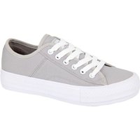Rdek Women's Canvas Trainers in Grey | Size: 6