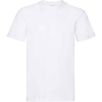 Fruit of the Loom Men's Super Premium Plain T-Shirt in White | Size: XL