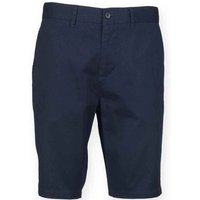 Front Row Men's Chino Stretch Shorts in Navy | Size: 32R