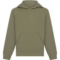 SF Minni Plain Black Hoodie in Khaki | Size: 9-10 Years