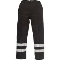 Yoko Men's Ballistic Reflective Trousers in Black | Size: 34L
