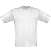 B&C Exact 190 T-Shirt in White | Size: 7-8 Years