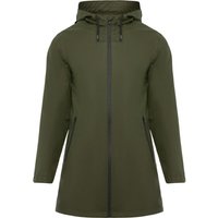 ROLY Women's Sitka Waterproof Raincoat in Dark Green | Size: Small