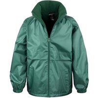 Result Core Fleece Lined Jacket in Bottle Green | Size: 7-8 Years