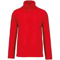 Kariban Men's Enzo Fleece Top in Red | Size: Large