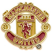 Manchester United FC Crest Badge in Red