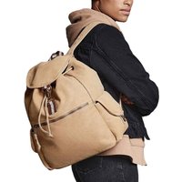 Quadra Men's Vintage Canvas Backpack in Tan