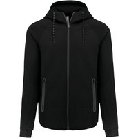 Proact Men's Performance Hooded Jacket in Black | Size: 3XL