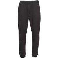 TEE JAYS Men's Ribber Interlock Jogging Bottoms in Black | Size: XL