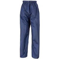 Result Core Waterproof Over Trousers in Navy | Size: 9-10 Years