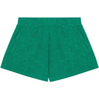 Native Spirit Women's Terry Towel Shorts in Emerald | Size: Small