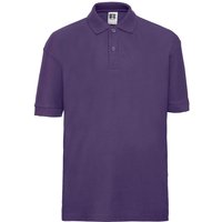 Russell Pique Polo Shirt in Purple | Size: 3-4 Years