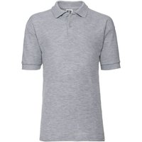 Russell Pique Polo Shirt in Grey | Size: 5-6 Years