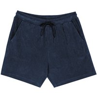 Native Spirit Men's Terry Towel Shorts in Navy | Size: Medium