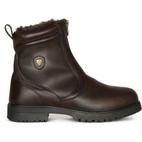 Moretta Women's Atri Zip Country Boots in Brown | Size: 5