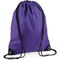 Bagbase Men's Premium Drawstring Bag in Purple
