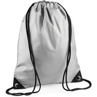 Bagbase Men's Premium Drawstring Bag in Silver