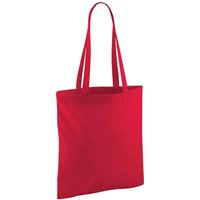 Westford Mill Women's Bag For Life Long Handle Tote Bag in Red