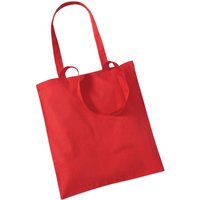 Westford Mill Women's Bag For Life Long Handle Tote Bag in Light Red