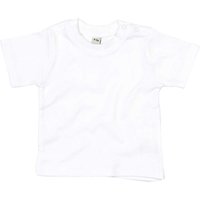 Babybugz Cotton T-Shirt in White | Size: 3-6 m