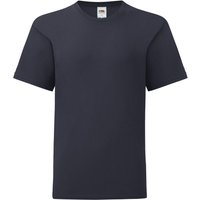 Fruit of the Loom Iconic 150 T-Shirt in Mid Navy | Size: 12-13 Years