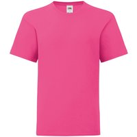 Fruit of the Loom Iconic 150 T-Shirt in Fuchsia | Size: 3-4 Years