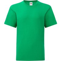 Fruit of the Loom Iconic 150 T-Shirt in Bottle Green | Size: 9 Years
