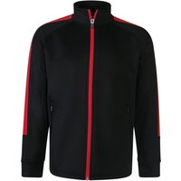 Finden & Hales Knitted Track Top in Black | Size: 11-12 Years