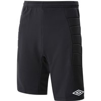 Umbro Men's Padded Goalkeeper Shorts in Black | Size: XL