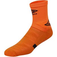 Umbro Men's Pro Protex Gripped Socks in Orange | Size: 4-7