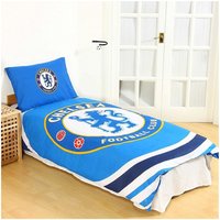 Chelsea FC Pulse Duvet Cover Set in Blue | Size: Single